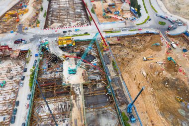 Kai Tak, Hong Kong - 03 Nisan 2019: Hong Kong şehri