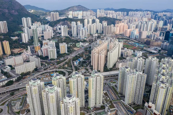 Kai Tak Hong Kong Marzo 2019 Vuelo Con Drones Sobre —  Fotos de Stock