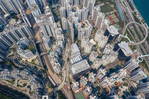 Тай Гонконг Березня 2019 Вигляд Місто Гонконг — стокове фото