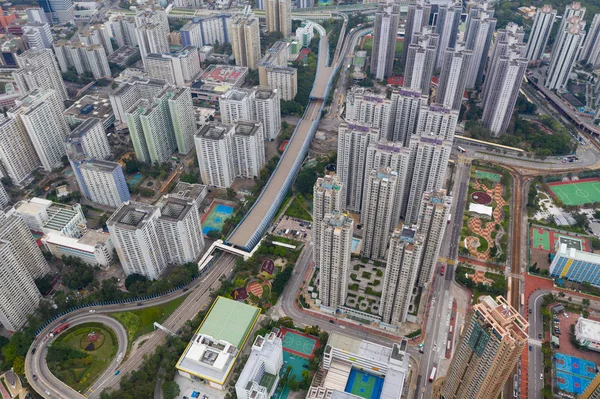 Tuen Mun Hongkong Mars 2019 Hong Kongs Bostadsområde — Stockfoto