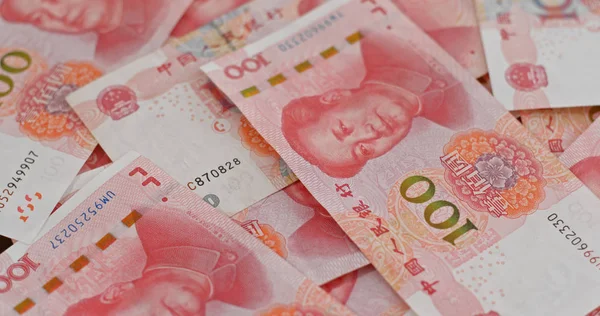 Billets Chinois Rmb Close — Photo