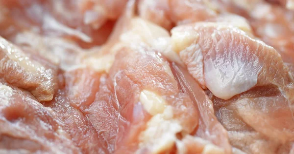 Raw Chicken Fillet Close — Stock Photo, Image