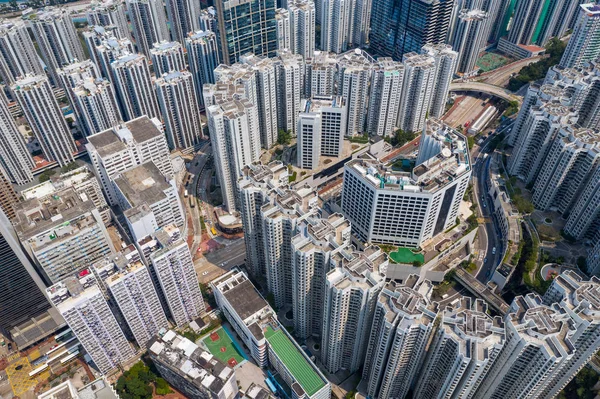 Tai Koo Hong Kong Marzo 2019 Vista Arriba Hacia Abajo —  Fotos de Stock