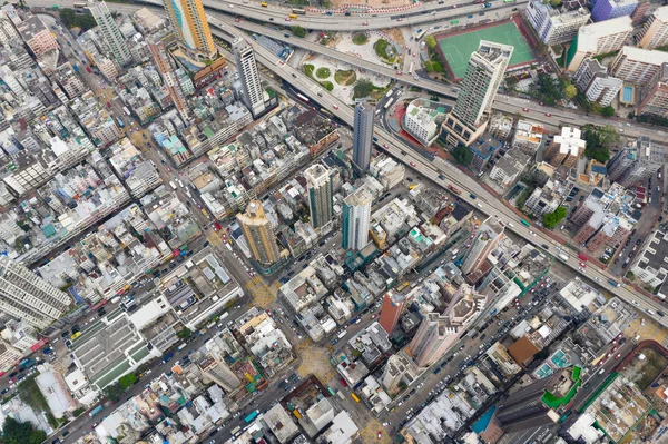 Orașul Kowloon Hong Kong Aprilie 2019 Orașul Hong Kong — Fotografie, imagine de stoc