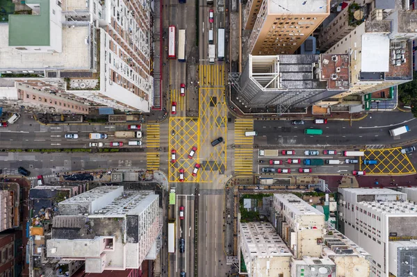 Mong Kok Hong Kong Marca 2019 Hongkong Miasto Góry — Zdjęcie stockowe