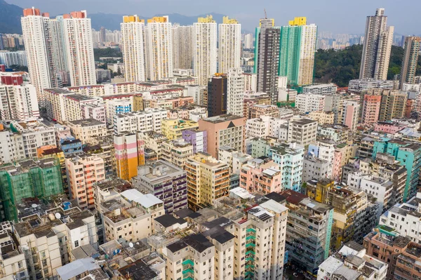 Sham Shui Po, Hong Kong 19 March 2019: Hong Kong city building — Stock Photo, Image