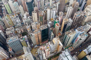 Mong Kok, Hong Kong 21 Mart 2019: Hong Kong şehri