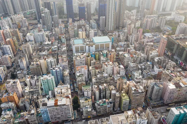 Sham Shui po, Hongkong 18 Březen 2019: Hong Kong centrum města — Stock fotografie