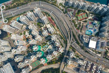 Tai Koo, Hong Kong 19 Mart 2019: Hong Kong şehri