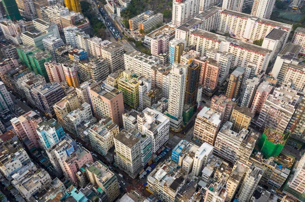 Sham Shui po, Hong Kong 19 marca 2019: Miasto Hongkong — Zdjęcie stockowe