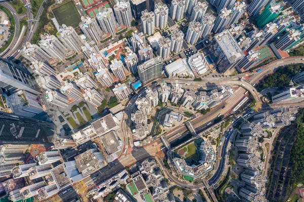 Кар'єр Бей, Гонконг 19 березня 2019: антена Гонконг центр c — стокове фото