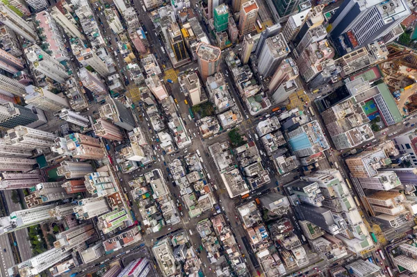 Mong kok, hong kong 21. März 2019: Draufsicht auf hong kong — Stockfoto