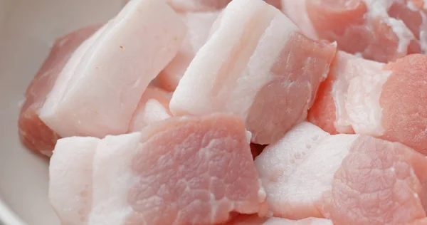 Fresh raw pork belly — Stock Photo, Image