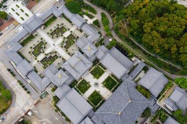Diamond Hill, Hong Kong 11 Nisan 2019: Chi Lin Nu'nun havadan görünümü