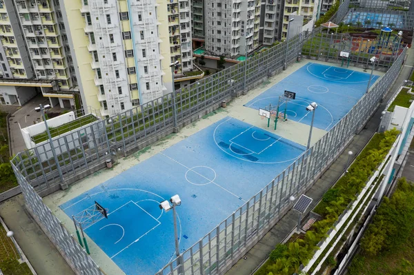 Top view of basketball court — Stock Photo, Image