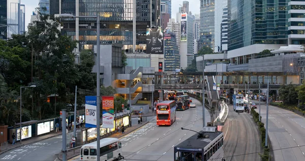 香港金钟 2019年4月10日 香港商业区 — 图库照片