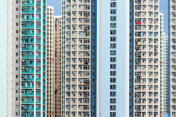 Real estate building facade