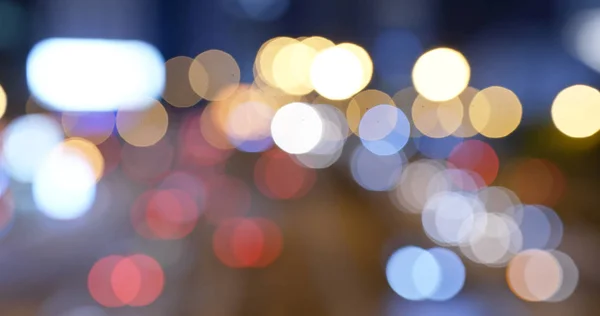 Blur City Night View — Stock Photo, Image