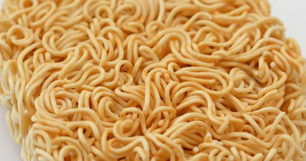 Dry instant noodles close up