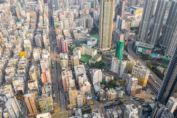 Sham Shui Po, Hong Kong, 19 de marzo de 2019: Vista superior de Hong Kong ci —  Fotos de Stock