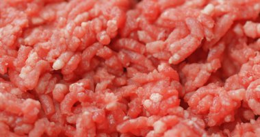 Çiğ taze kıyma.