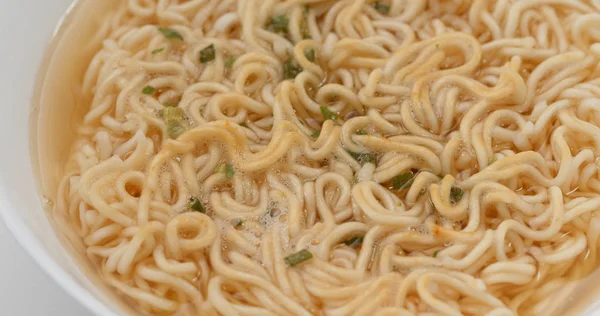 Instant Noodle Skål Närbild — Stockfoto