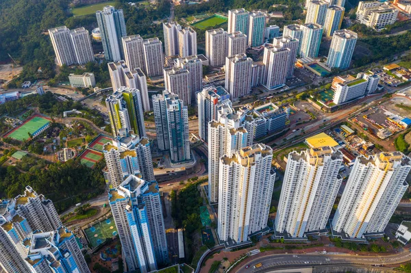 Choi Hung Hong Kong Abril 2019 Vista Arriba Hacia Abajo — Foto de Stock