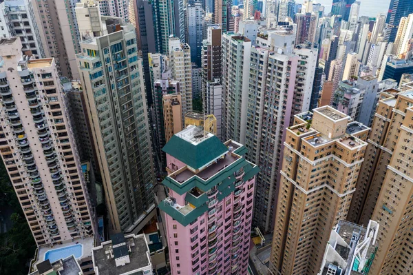 Центральна Гонконг Квітня 2019 Вигляд Місто Гонконг — стокове фото