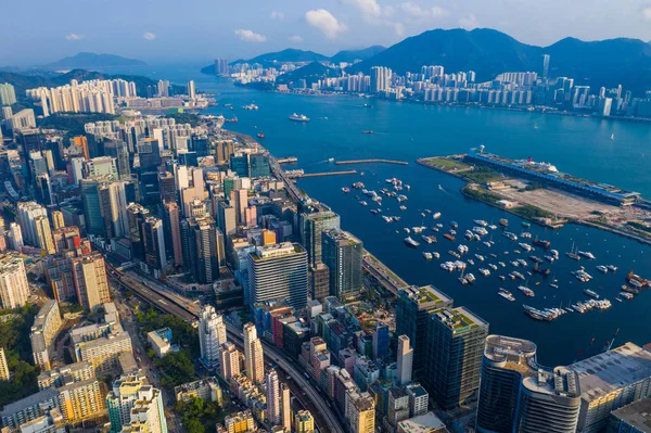 Kowloon Bay Hong Kong April 2019 Top View Hong Kong — Stock Photo, Image