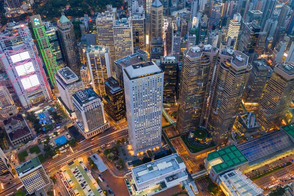 Central Hong Kong April 2019 Blick Von Oben Auf Die — Stockfoto