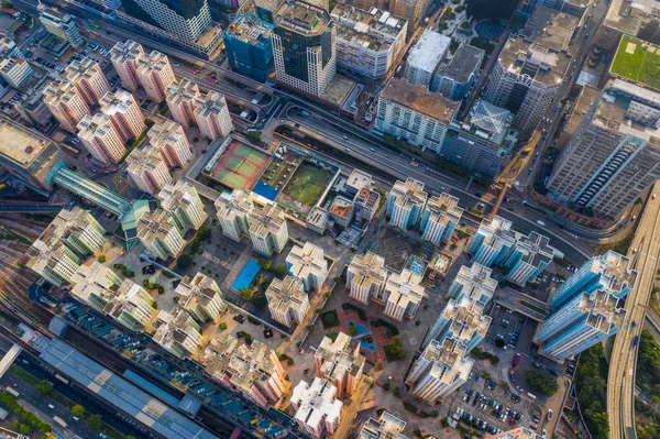 Kowloon Bay Hong Kong April 2019 Aerial View Hong Kong — Stock Photo, Image