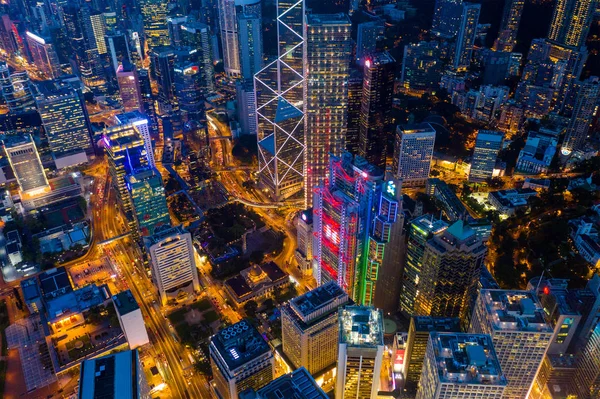 2019年4月30日 香港城市夜景 — 图库照片