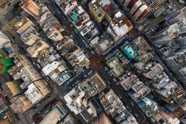 Sham Shui Hong Kong März 2019 Luftaufnahme Der Innenstadt Von — Stockfoto