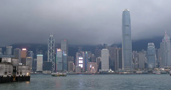 Victoria Harbor Hong Kong April 2019 Hong Kong City Landmark — Stock Photo, Image