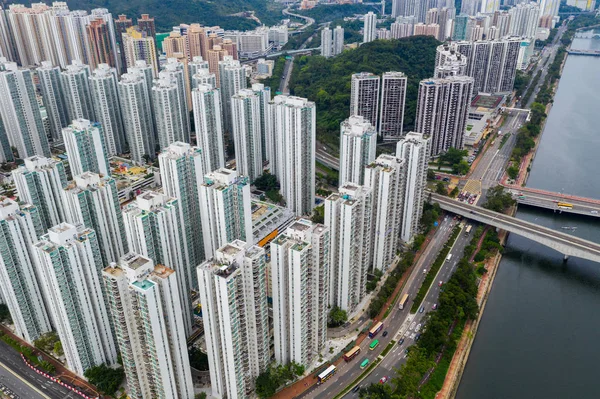 Sha Tin Hongkong Maj 2019 Top Utsikt Över Hong Kong — Stockfoto