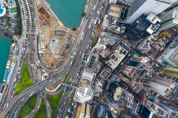 Causeway Bay Hong Kong Mayo 2019 Vista Superior Ciudad Hong — Foto de Stock
