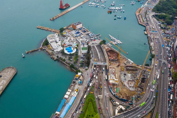 Causeway Bay Hongkong Mai 2019 Ansicht Des Inselbezirks Hongkong Von — Stockfoto
