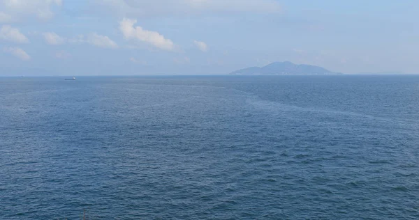 Ciel Ensoleillé Vue Sur Mer — Photo