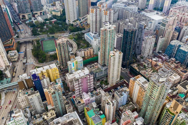 Hung Hom Hong Kong Abril 2019 Ciudad Urbana Hong Kong — Foto de Stock