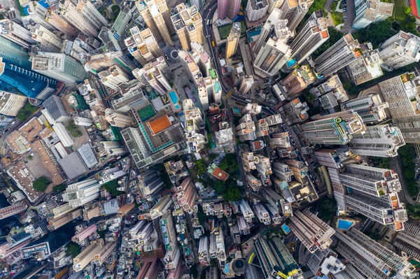 Central Hong Kong Abril 2019 Vista Superior Ciudad Hong Kong — Foto de Stock