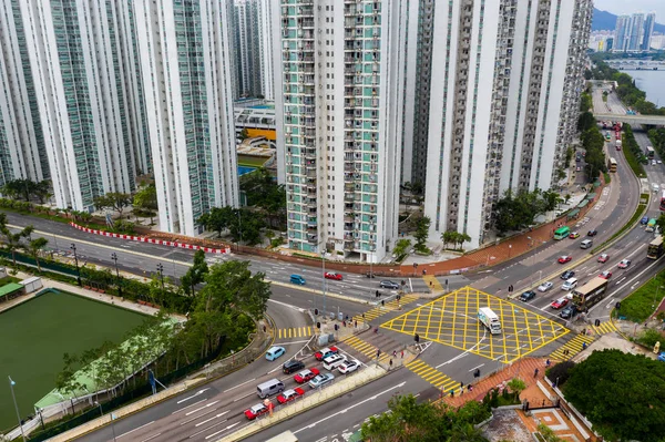 Sha Tin Hong Kong Mei 2019 Luchtfoto Van Stad Hong — Stockfoto