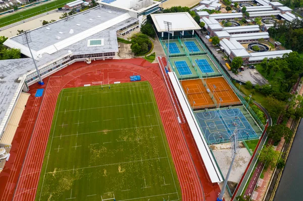 Aerial view of sport complex