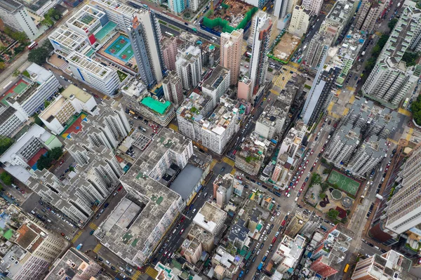 Sham Shui Hong Kong Mei 2019 Luchtfoto Van Hong Kong — Stockfoto