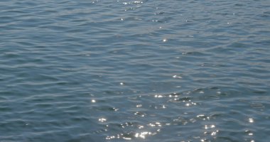 Gündüz denizde güneş ışığı kıvılcım