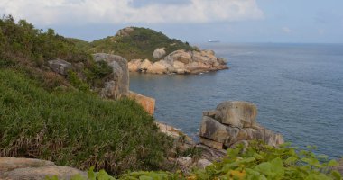 Denizle birlikte güzel yürüyüş patikası