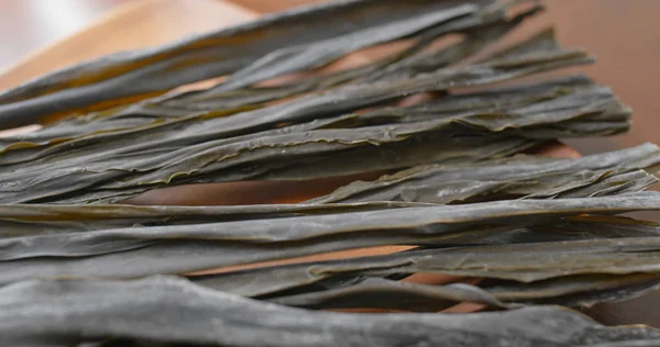 Dry Kelp Close Table — Stock Photo, Image