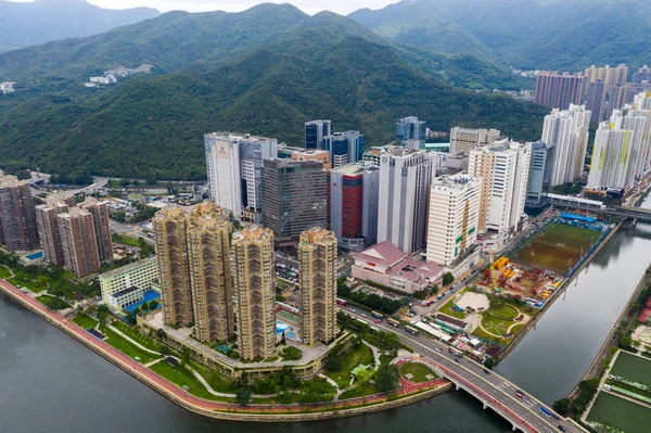 Sha Tin Hong Kong Mag 2019 Vista Dall Alto Hong — Foto Stock