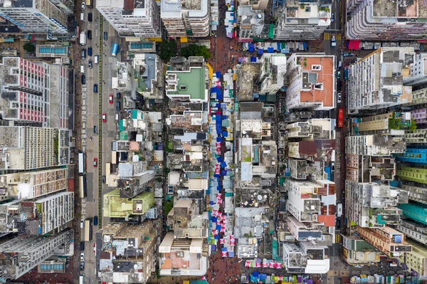 Шам Шуй Гонконг Мая 2019 Года Вид Сверху Жилой Район — стоковое фото