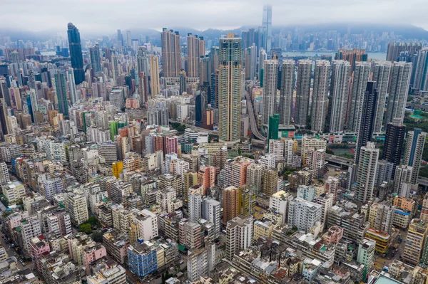 Sham Shui Hong Kong Mai 2019 Vue Dessus Ville Hong — Photo