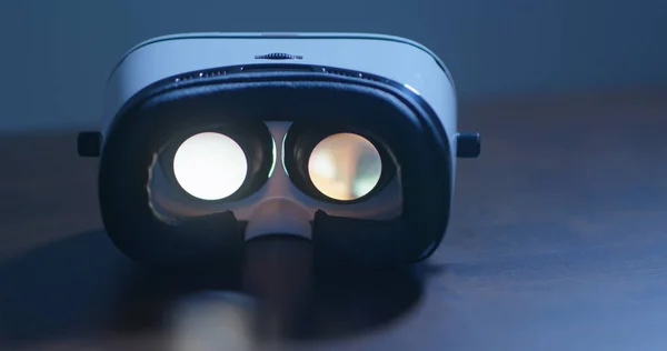 Virtual Reality Gerät Spielt Video Inneren — Stockfoto